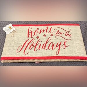 Home for the Holidays 15”x15” Pillow Wrap